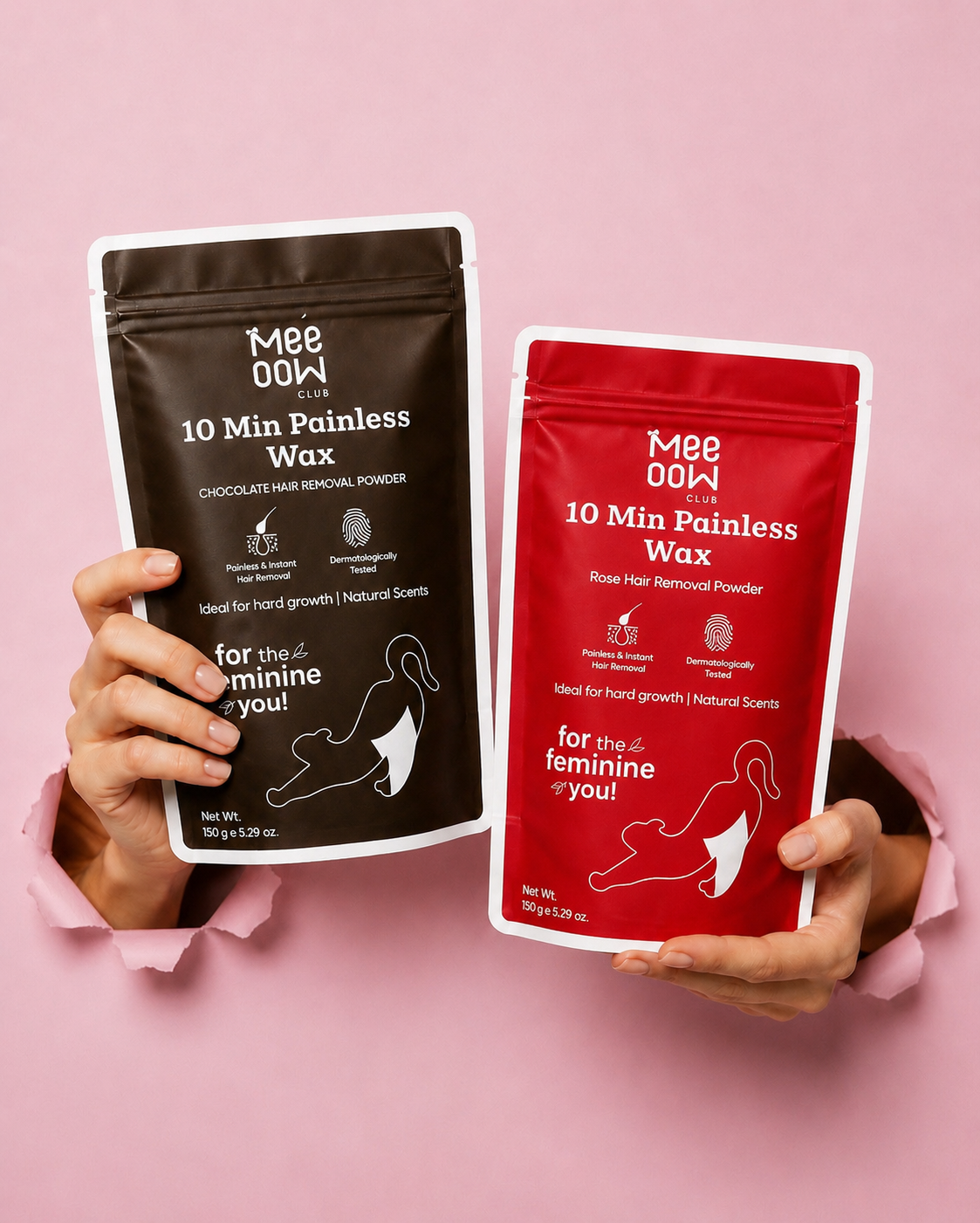 Mee Oow Hair Removal Wax Powder (100GM)