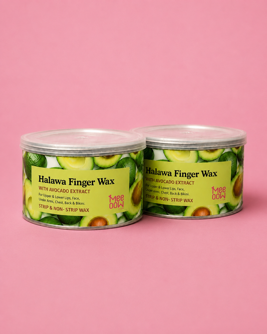 Avocado Halawa Finger Wax – Face & Body Hair Removal (500ML)