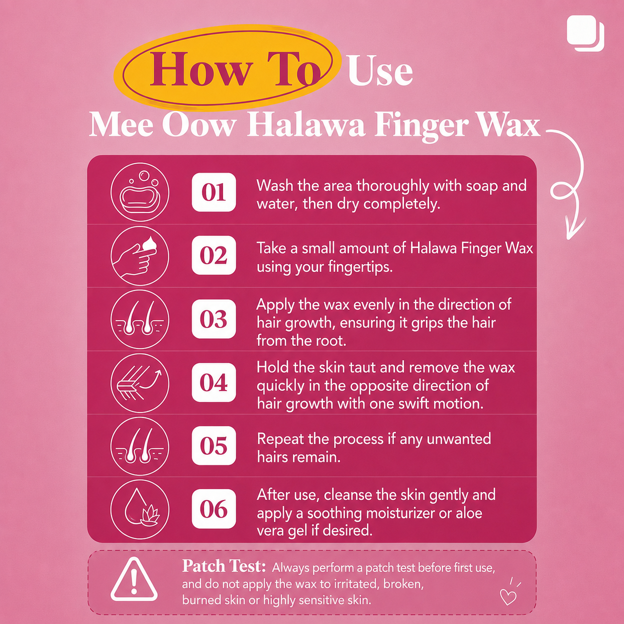 Halawa Finger Wax – Rose, Chocolate & Avocado Variants