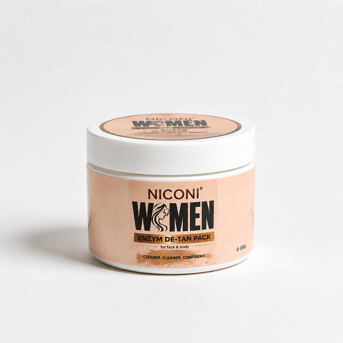NICONI Women Enzyme De-Tan Pack for Face & Body – 300g