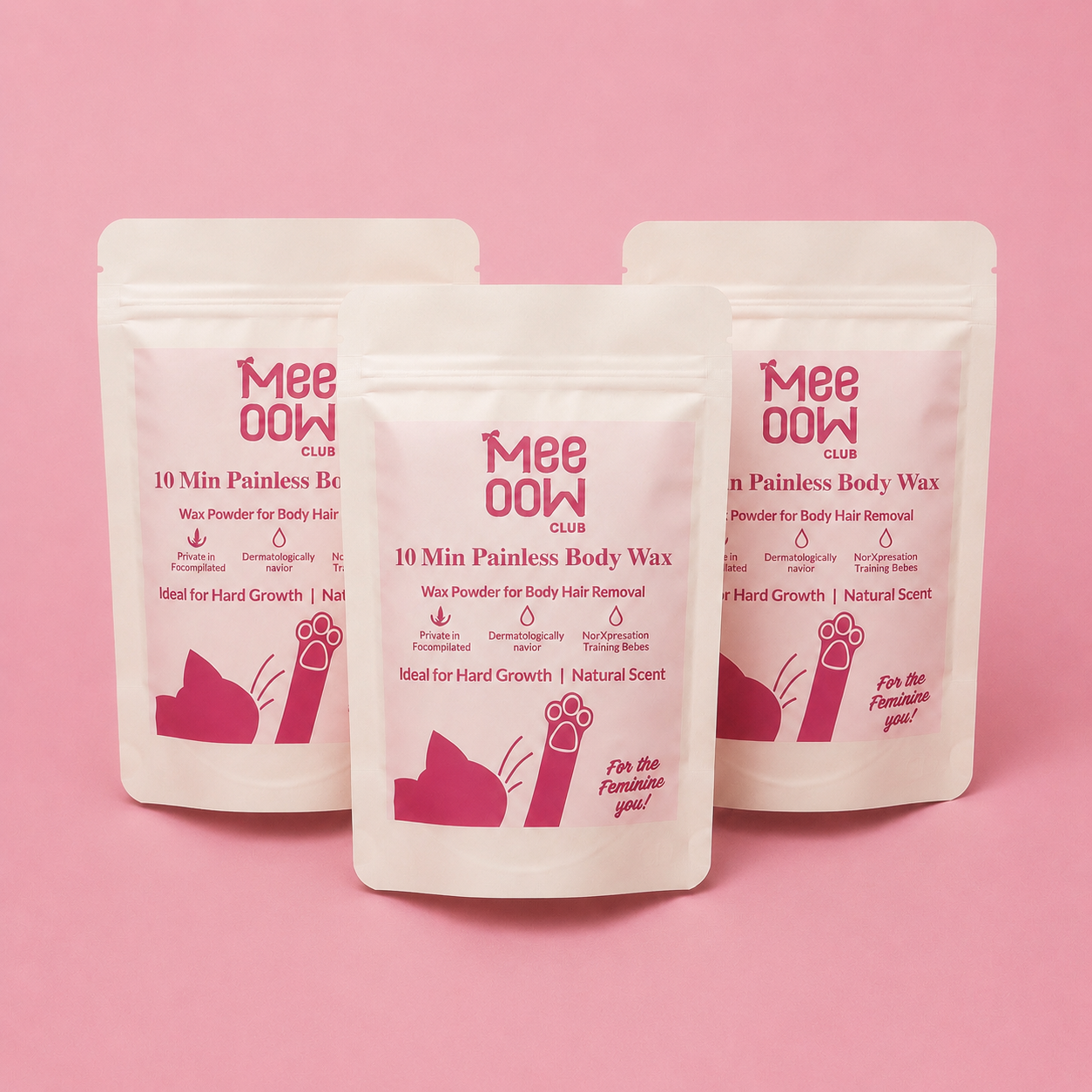 Mee Oow Hair Removal Wax Powder (100GM)