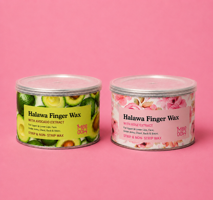 Halawa Finger Wax – Rose, Chocolate & Avocado Variants