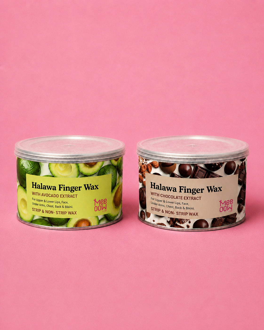 Halawa Finger Wax – Rose, Chocolate & Avocado Variants