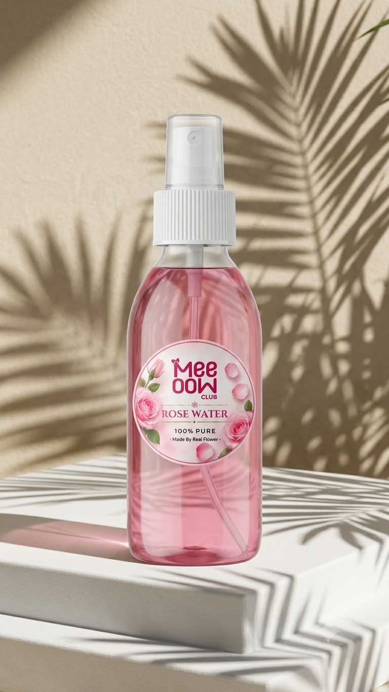 MeeOow Club 100% Pure Rose Water Spray